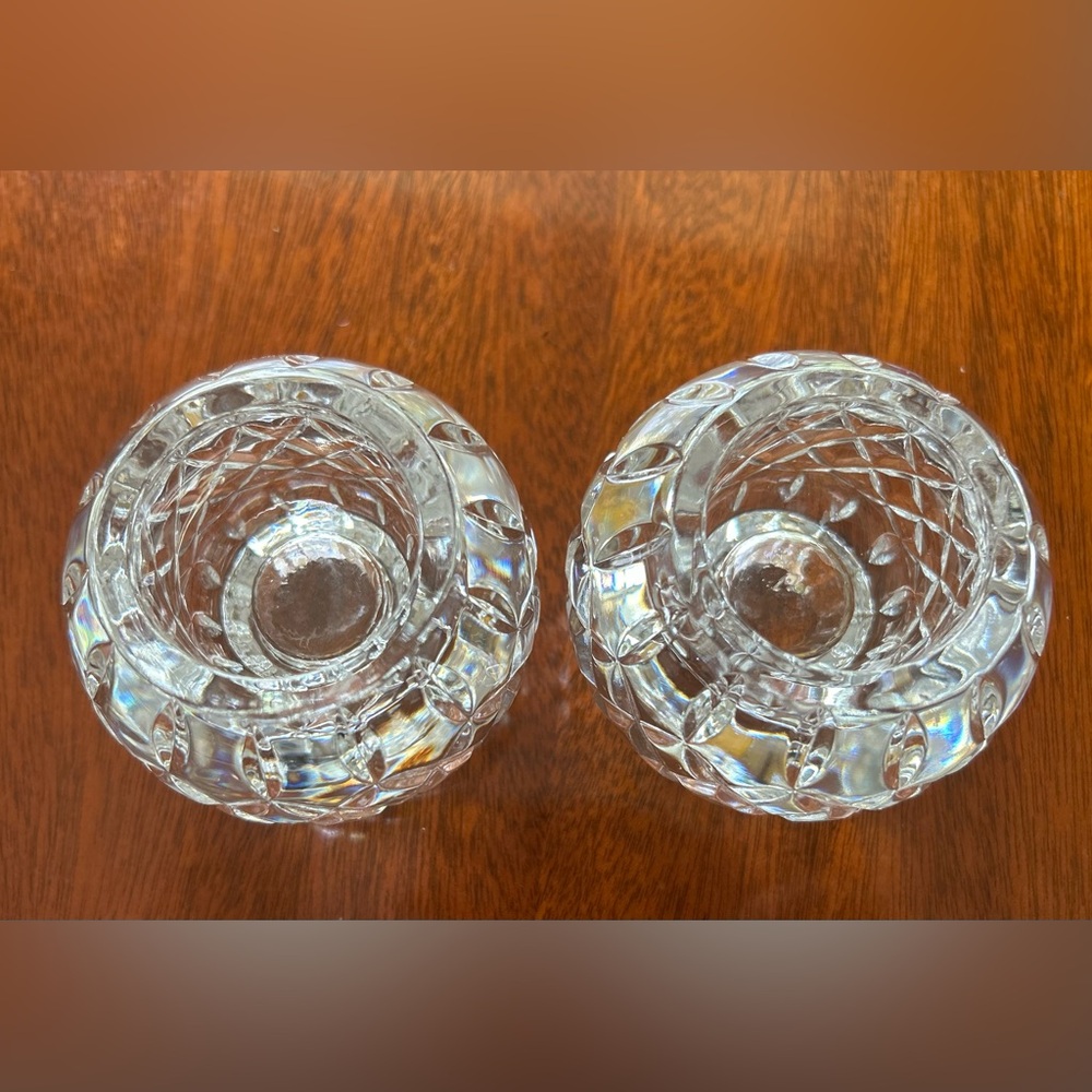 Crystal Glass Candle Holders